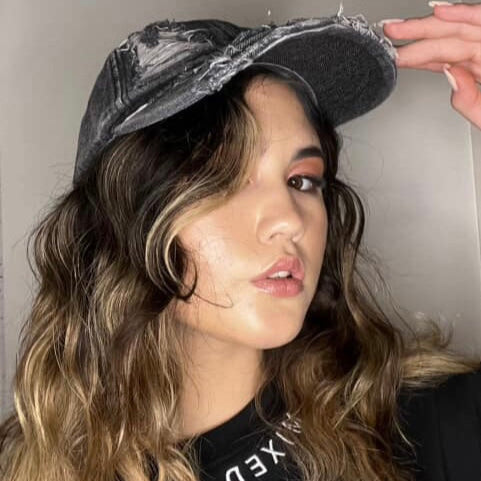 DISTRESSED DAD HAT (BLACK)