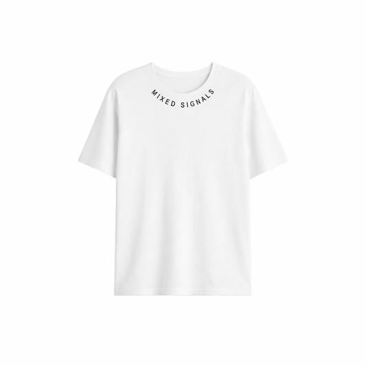 FLICKERING HEART SHIRT - WHITE