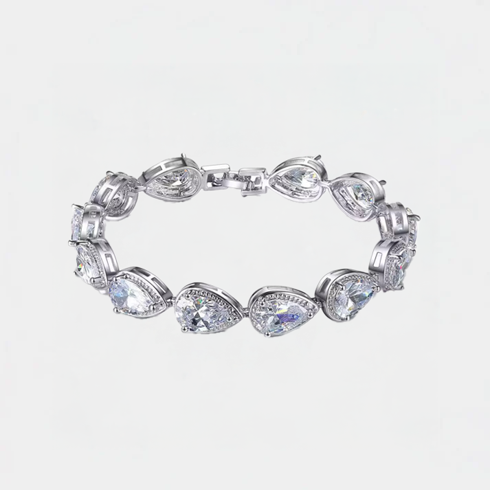 FLICKERING HEART BRACELET (CLEAR)