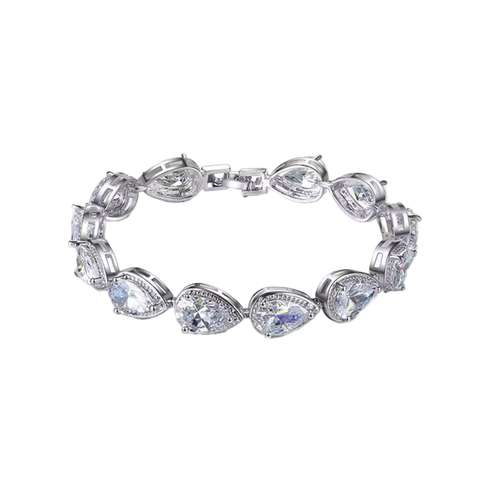 FLICKERING HEART BRACELET (CLEAR)