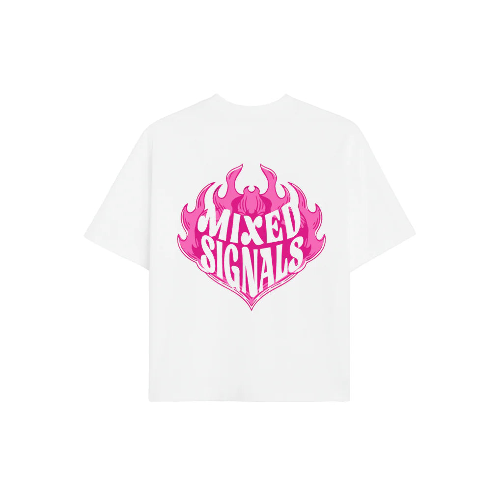 FLICKERING HEART SHIRT (WHITE)