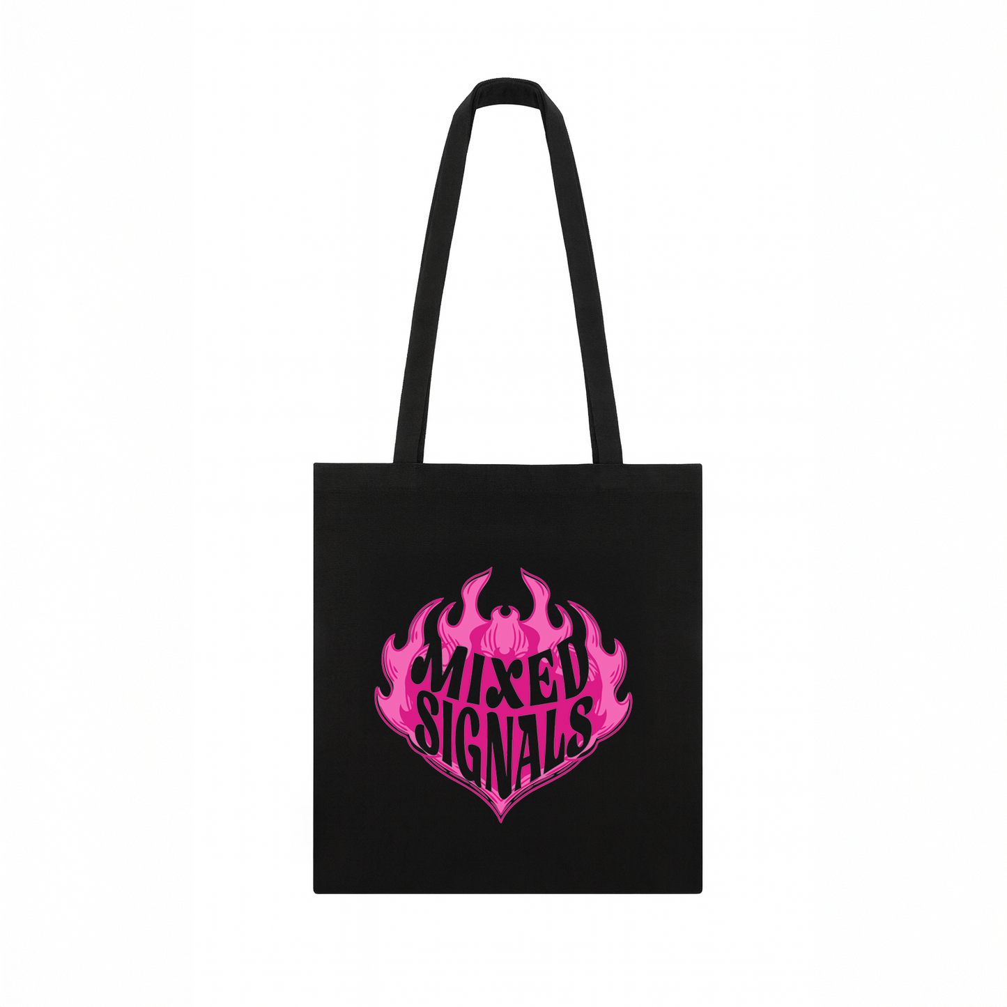 MIXED SIGNALS TOTE BAG (FLICKERING HEART