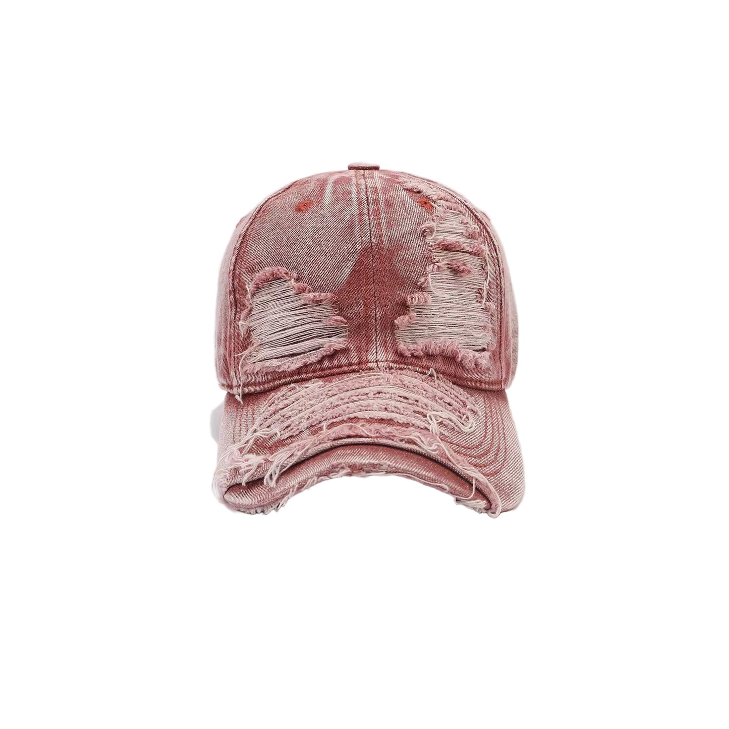DISTRESSED DAD HAT (RED)