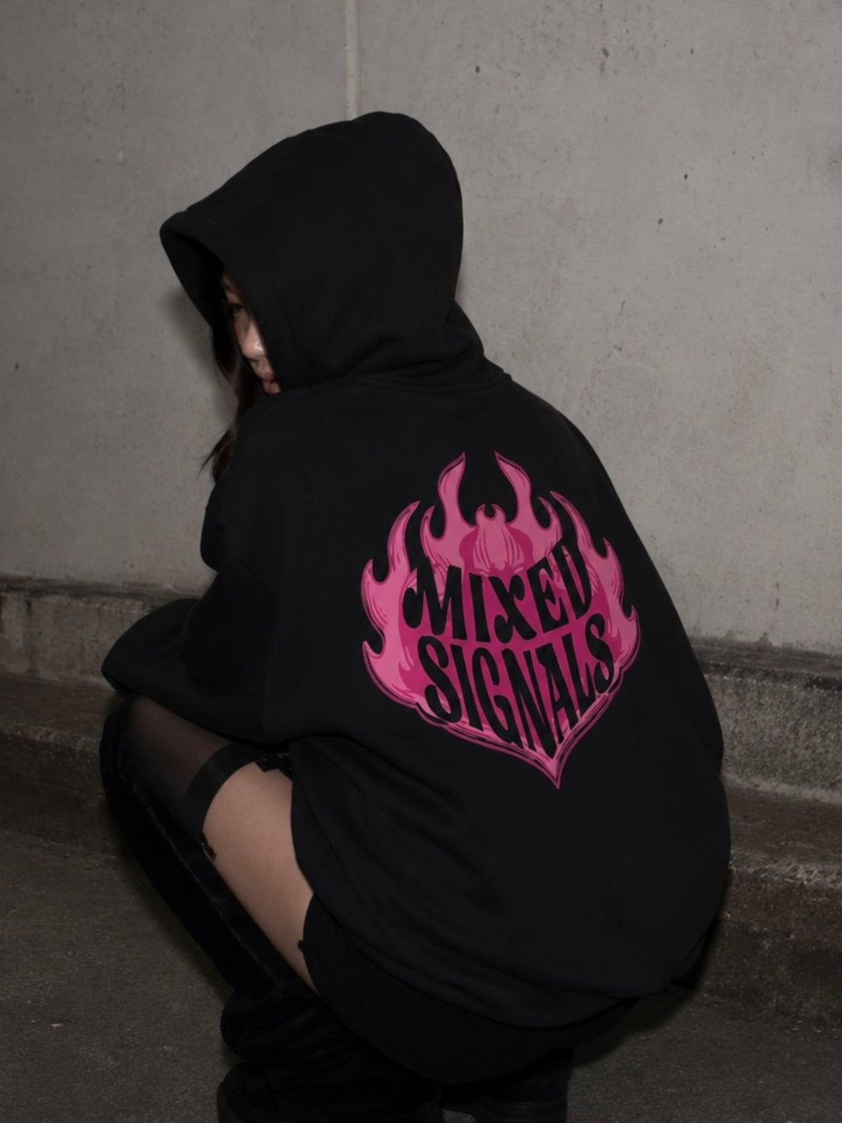 FLICKERING HEART HOODIE