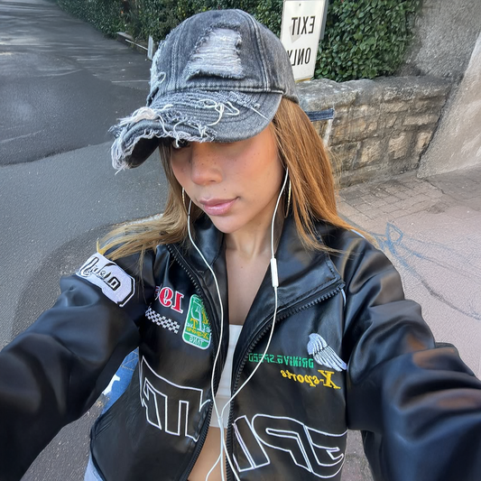 DISTRESSED DAD HAT (GREY)