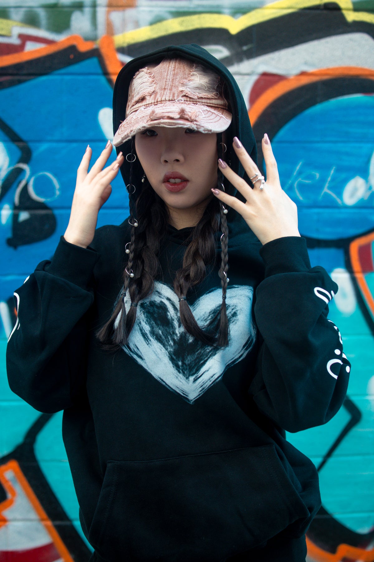 DISTRESSED DAD HAT - RED