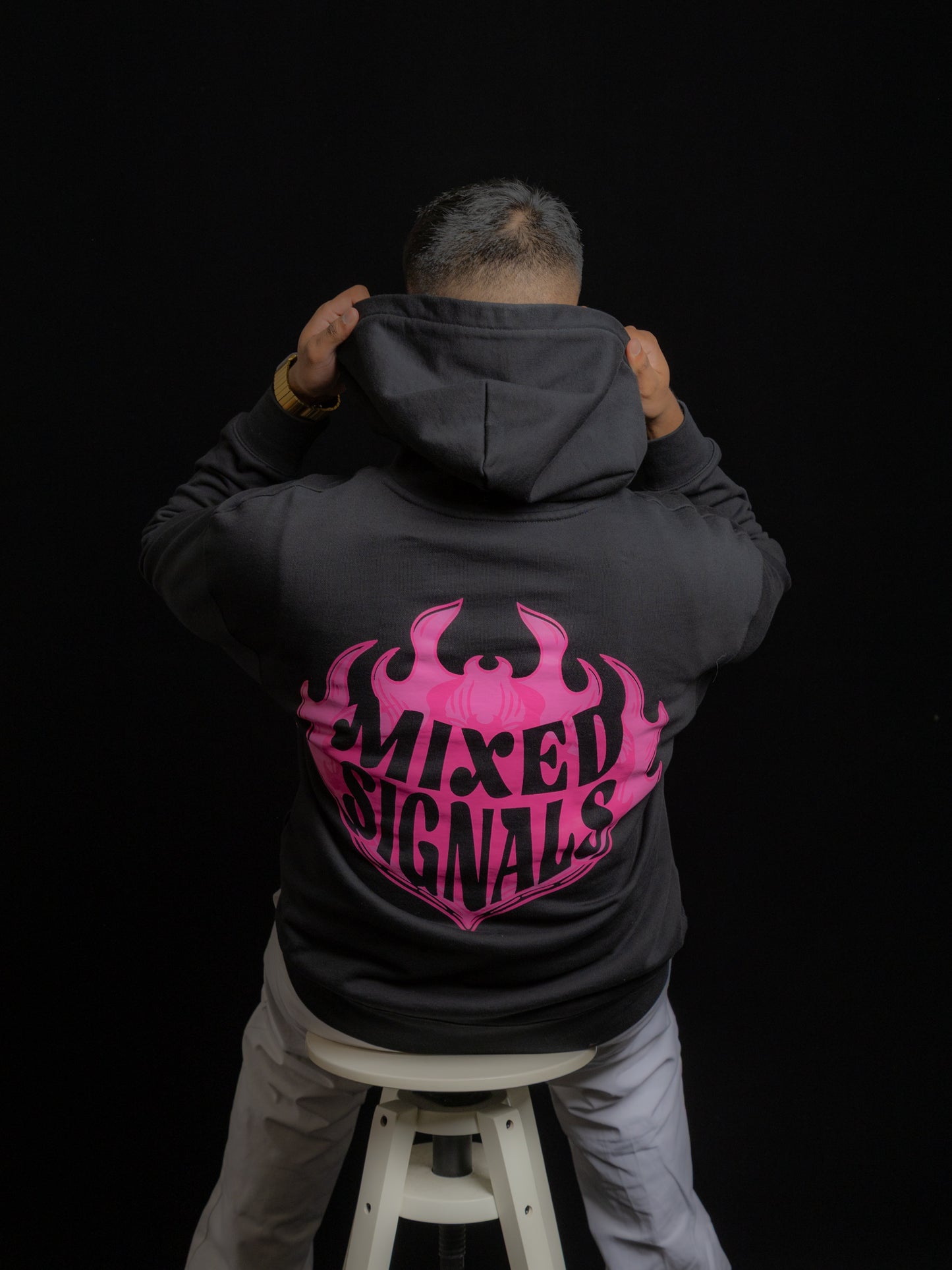 FLICKERING HEART HOODIE