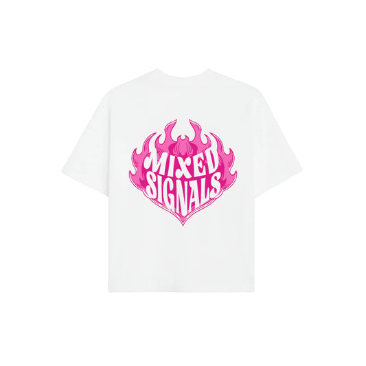 FLICKERING HEART SHIRT (WHITE)