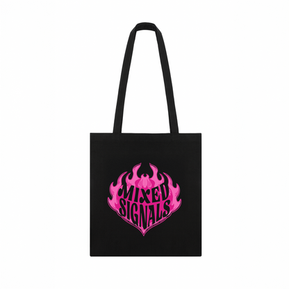 MIXED SIGNALS TOTE BAG (FLICKERING HEART)