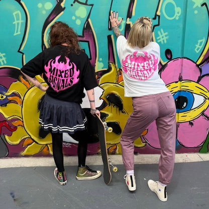 FLICKERING HEART SHIRT (WHITE)