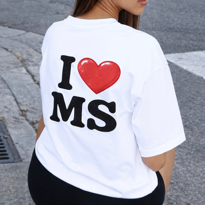 I HEART MS OVERSIZED TEE (WHITE)