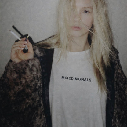 FLICKERING HEART SHIRT (WHITE)