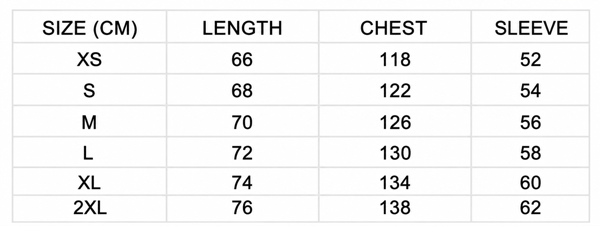 Size guide