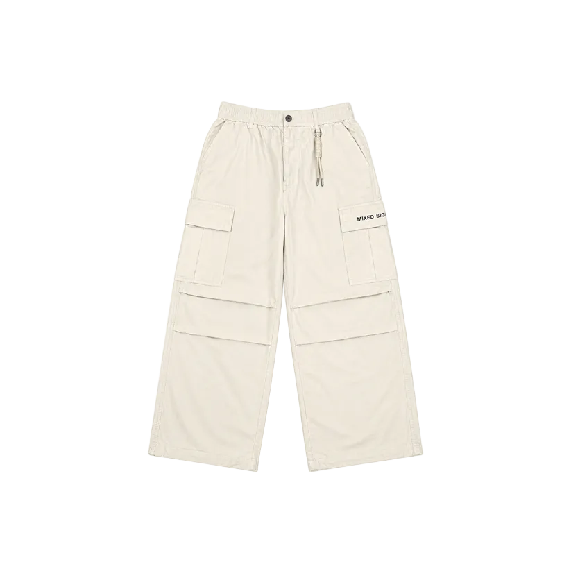 Y2K OVERSIZED CARGOS (OFF WHITE/BONE)