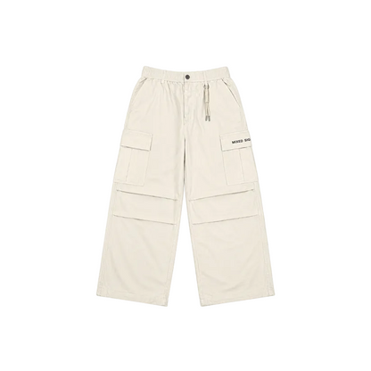 Y2K OVERSIZED CARGOS (OFF WHITE/BONE)