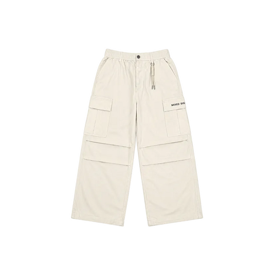 Y2K OVERSIZED CARGOS (OFF WHITE/BONE)