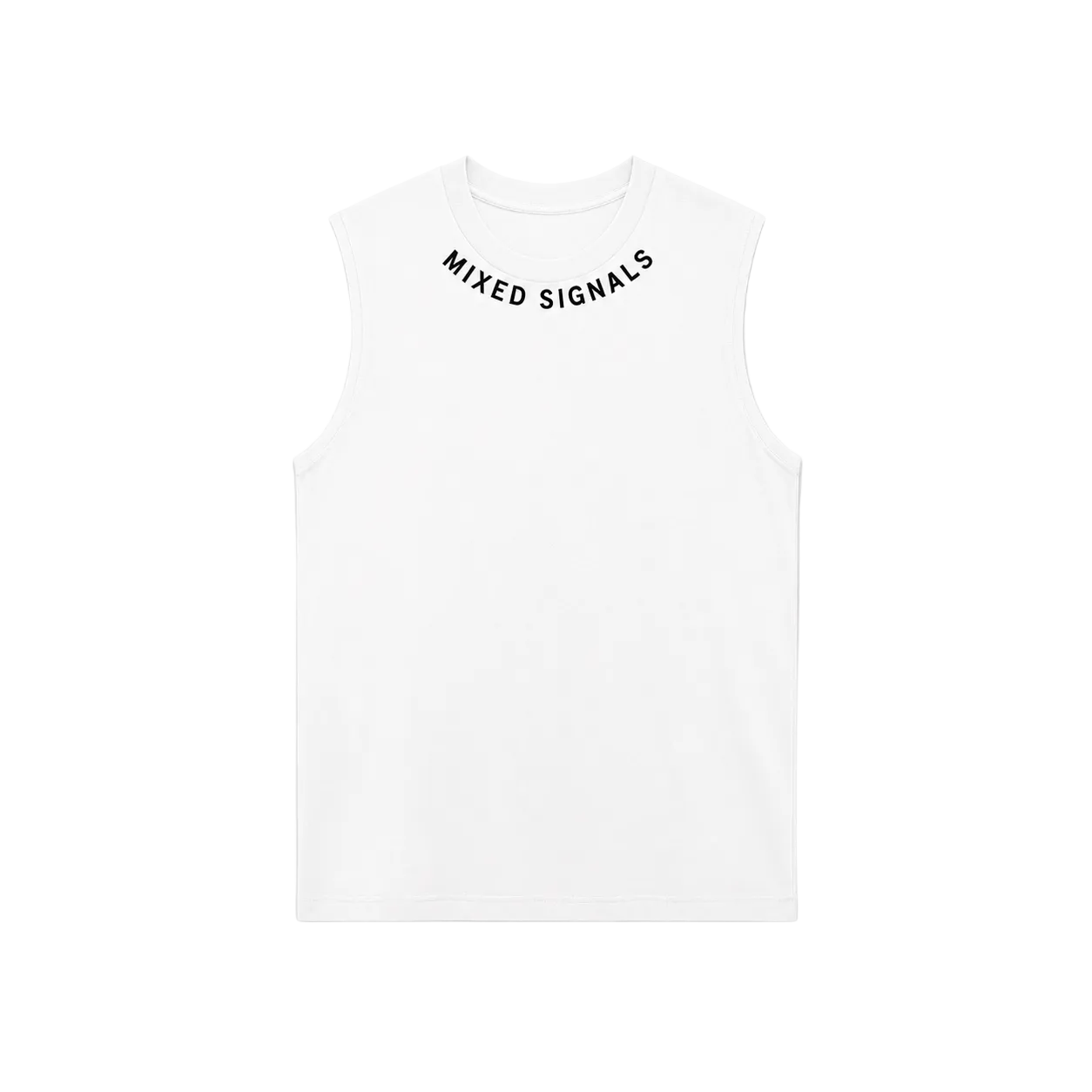FLICKERING HEART SINGLET (WHITE)