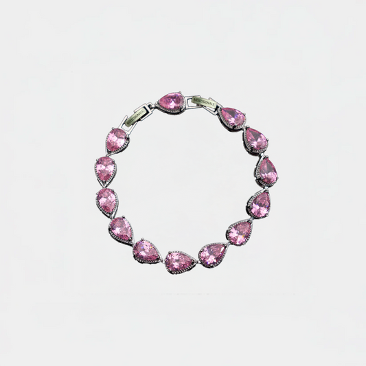 FLICKERING HEART BRACELET (PINK)