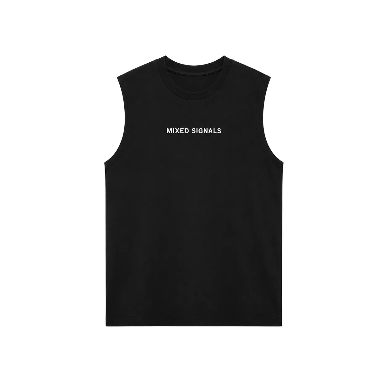 FLICKERING HEART SINGLET (BLACK)