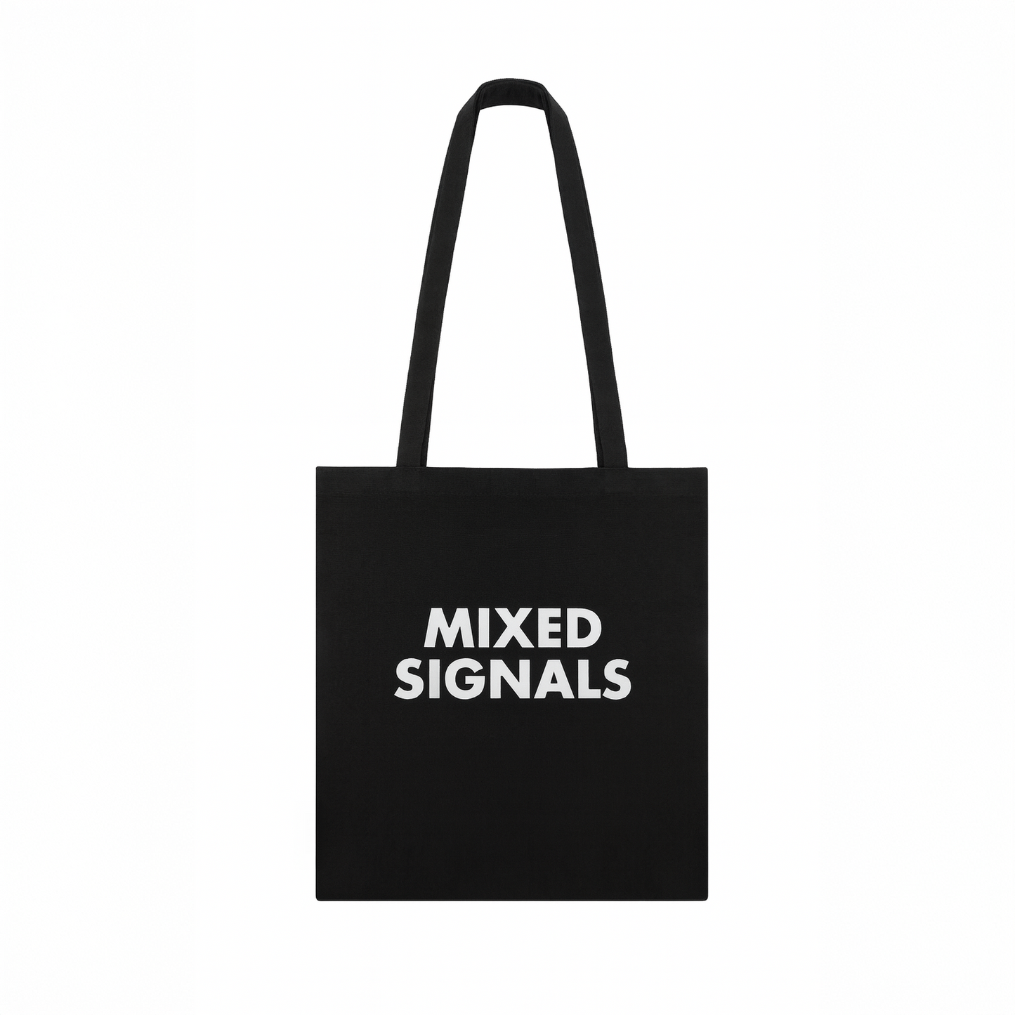 MIXED SIGNALS TOTE BAG (TEXT)