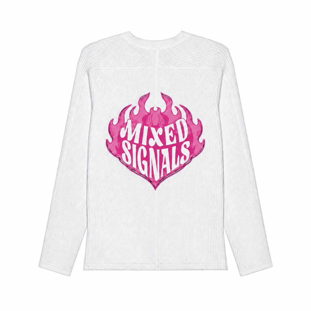 FLICKERING HEART THERMAL - WHITE