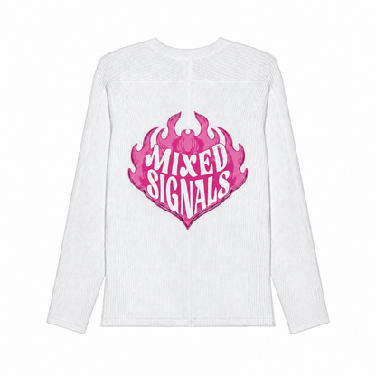 FLICKERING HEART THERMAL - WHITE