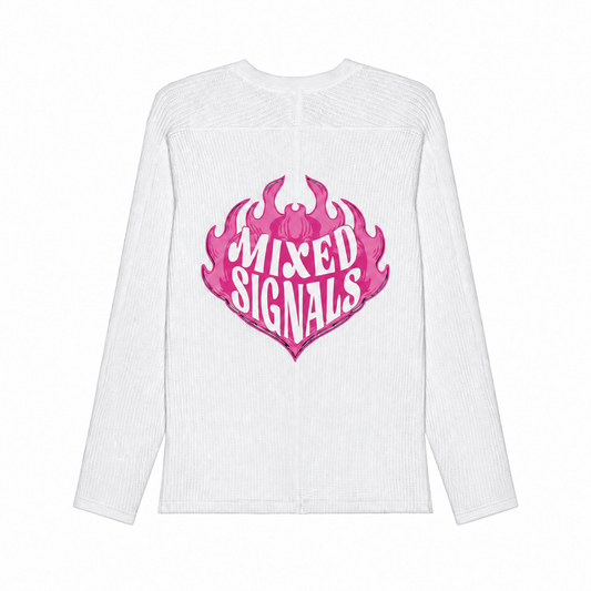 FLICKERING HEART THERMAL - WHITE